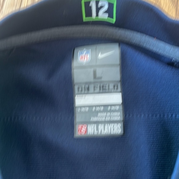 NIKE NFL Jersey # 3 Wilson On Field Seahawks Football - Picture 5 of 6